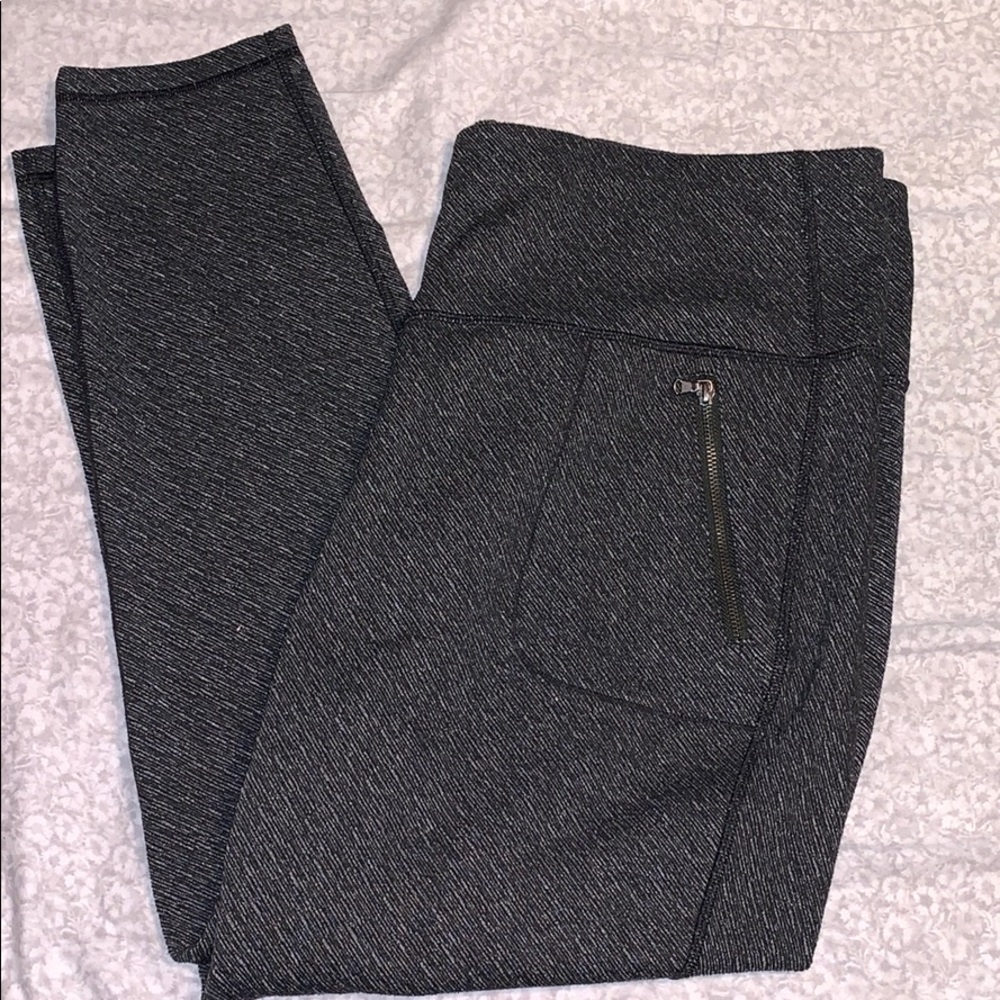 Black and Gray Leggings